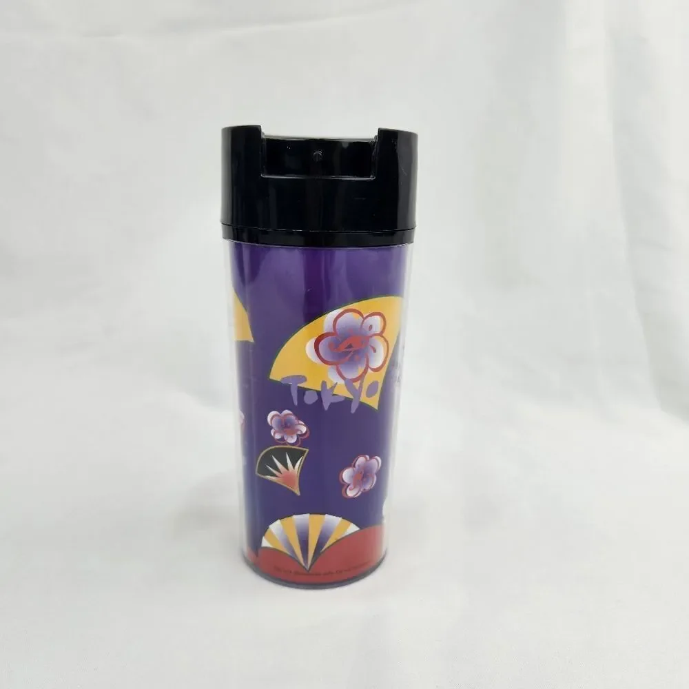 ☕️RARE Vintage Starbucks 1998 Tokyo Acrylic 12oz Travel Tumbler